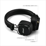 Marshall Major V Wireless On Ear Headphones, Black - Image 6