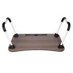 AJB Multi-Purpose Laptop Desk for Study and Reading with Foldable Non-Slip Legs Reading Table Tray, Laptop Table, Laptop Stands, Laptop Desk, Foldable Study Laptop Table, Study Table (Black) - Image 2