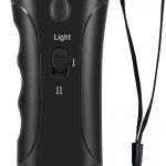 Super Ultrasonic Dog Chaser with LED Torch, Portable Anti Bark Dog Repeller Device for Walking, Cycling, Jogging, Outdoor Safety & Pet Training Tool