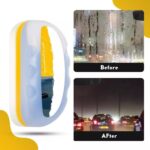 Automotive Oil Film Cleaning Brush, 2026 Upgrade Clearvision Car Windshield Cleaner, Clearvision Glass Cleaner, 150mll Reusable Oil Film Cleaning Brush for Car Window, Prevents Rain and Fog