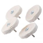 Do It Your Self DIY Crafts Wool Felt Cotton Abrasive Buffing Wheel Kit,Rotary Tool Accesseries with 3mm Shaft,for Polishing Metal Jewelry Jade 1 Set Contain Pcs :- (32) - Image 11