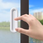 Self-Adhesive Handles for Sliding Windows and Doors 4-Pack Self-Stick Instant Pulls for Cabinets Drawers and Wardrobes Auxiliary Furniture Handles for Glass Tile and Wood Surfaces - Image 9