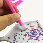 Jinita Kundan Stone Glue Stick Pen with Adhesive Pad | Jewellery Making Tool for Rhinestones, Beads, Embroidery, Bangle Decoration & DIY Crafts - Image 3