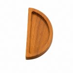 Heavy Duty Teakwood Door Handles for Main Door, Cabinet, Wardrobe, Drawer | Semi-Circle Wooden Pull Push Handle Set Hardware for Home & Office - Pack of 2 (Half, 6" x 3") - Image 2