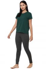 Allen Solly Women’s Solid Round Neck T‑Shirt | Regular Fit | Soft Cotton | Everyday Casual Essential - Image 5