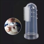Soft Silicone Finger Toothbrush for Dogs & Small Pets | Food Grade Finger Brush for Easy Teeth Cleaning | Gum Massage, Plaque Removal & Fresh Breath | Pet Oral Care Kit with Storage Case (Set Of 1)