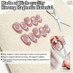 Bluedeal Ring Cat Eye Magnet for Nails, Strong Hollow Circle Magnet for Black Hole & Halo Effects, Precision Tool for Cat Eye Gel Polish DIY Salon Use - Image 2