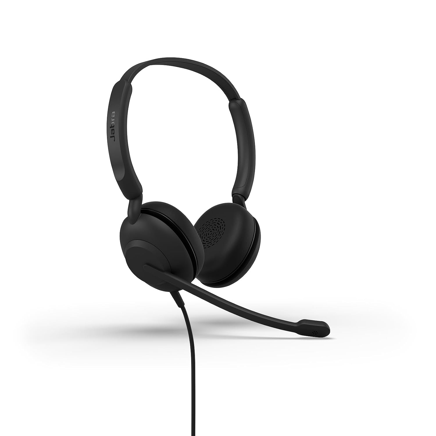 51mUm9tdv3L._SL1500_.jpg Jabra Evolve 10, On Ear Noise Cancellation Mic with Fully Adjustable Boom Arm and USB-A Connectivity Stereo Headset, Black - Image 1