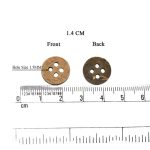 Coconut Shell Buttons 2 Hole Sewing Buttons for Fashion/Replacement/Decorative/Costume's/Jackets/Kurtis and Also Used DIY Art and Craft item (717-Coconut Shell simple button 36pcs) - Image 4