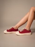 Theater Wicked Brothers Lace-Up Sneakers for Women | Casual Shoes with Cushioned Insole - Image 2
