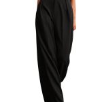 GRECIILOOKS Women High Rise High Waist Trousers Flared Korean Style Formal Pants|Elegant Workwear for Office, College & Events