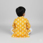 Baby Ethnic Wear Festival Organic Cotton Soft and comfortable Dhoti Kurta Set Saraswati Puja Dress Panjabi for Kids Boy Girls - Image 3