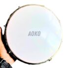 AOKO 10-inch Tambourine Set of 2 | Traditional Kartal Percussion Musical Instruments for Drums, Rhythm, and Sound Therapy | Ideal for Folk, Indian, and Religious Music - Image 7