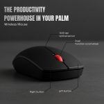 LAZYwindow® 2.4GHz Wireless Optical Mouse, 1600 DPI, USB Receiver | Suitable for laptops, PCs, desktops, and compatible devices. - Image 4