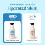 Vilvah Goat Milk Body Wash | Gentle Hydrating Body Cleanser for Deep Cleansing & Skin Nourishment | Repairs Skin Barrier & Soothes Irritation | With Goat Milk, White Lily Oil & Coconut Oil | For All Skin Types | 250ml - Image 6