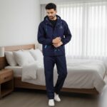 Trustous Men's Waterproof Raincoat Suit with Hood | Jacket & Pant Rainwear Set | Full Body Waterproof Raincoat for Men | Outdoor Monsoon Wear | Lightweight Premium Rain Suit. - Image 3