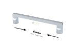 Stainless Steel Real Chrome Finished Kitchen Cabinet Handles, Pull & Drawer Handles, Wardrobe Furniture Handles(6 Inches,128mm Hole to Hole) (Pack of 4, Silver Chrome) - Image 3
