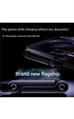 USB C to USB C Fast Charging Cable, 1.5 m, Braided, with Foldable Adjustable Phone Stand, Multi Angle, 240W, High Speed Data Transfer for Smartphones, Tablets, Laptops - Image 5