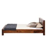 Sheesham Wood King Size Bed for Bedroom Living Room| Solid Wood Platform Bed Without Storage for Hotel | Rosewood Palang Cot | Double Bed | - Image 3