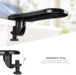 AB SALES Adjustable Computer Arm Rest Ergonomic Attachable Computer Table Stand Desk Chair Support Extender for Home Office(Multi Colour) - Image 5