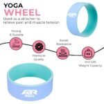 Fitness Yoga Wheel for Back Pain Relief – Durable Dharma Yoga Prop Wheel for Stretching, Backbends, Deep Tissue Massage & Flexibility Training (Anti-Slip, Sweat-Resistant, Eco-Friendly) Blue - Image 2
