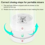 PAVITRA PUJA & ENTERPRISES Mini Portable Bottle Shape Juicer Kitchenware Effortlessly Extract Fresh Juice Onthego - Image 5