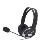 HP Wired On Ear Headphones with Mic with 3.5 Mm Drivers, in-Built Noise Cancelling, Foldable and Adjustable for Laptop/Pc/Office/Home/ 1 Year Warranty (B4B09PA)