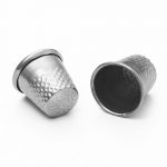 Finger Protector Thimble 4pc for Hand Sewing, Leather Craft, Quilting & Embroidery – Adjustable Metal Sewing Tool for Tailors & DIY Projects - Image 2