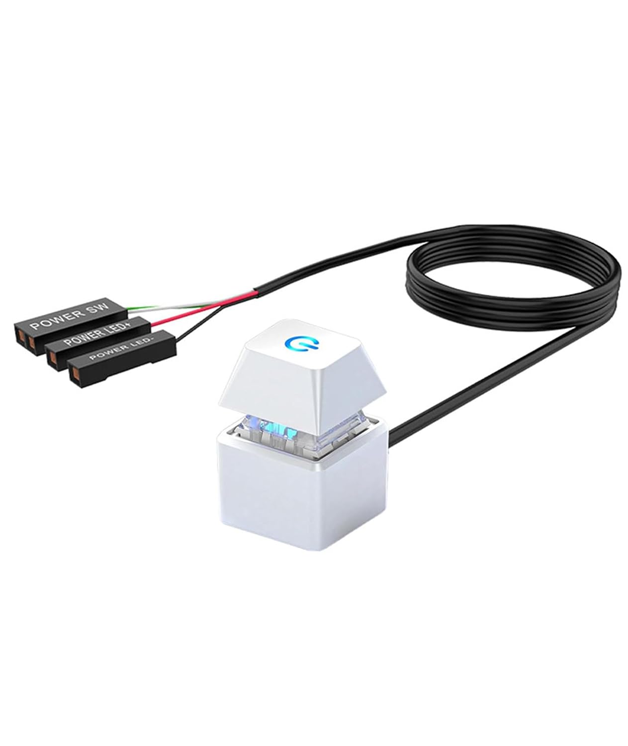 51rH5mbzqIL._SL1500_.jpg Pc Power Button,Pc Case,Computer Accessories,Suitable for Office Maintenance Technicians and DIY Enthusiasts, Suitable for Various Scenarios in Home Offices and Computer Rooms - Image 1