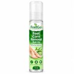 FeetGo Foot Corn Care Roll-On with Aloe Vera and Tea Tree, Moisturising Formula for Dry Rough Feet, 15ml