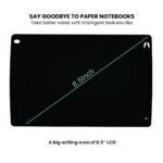Portronics Ruffpad 8.5E Re-Writable LCD Writing Pad with Screen 21.5cm (8.5-inch) for Drawing, Playing, Handwriting Gifts for Kids & Adults,(Black) - Image 3