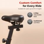 Fitkit by Cult FK7002 Spin Bike with 6Kg Flywheel, Brake Pad Resistance for Fitness at Home Workouts|LCD Screen|Max Weight Capacity: 120 kg (Black) - Image 5