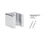 Health Faucet Wall Hook Stand/Hook/Bracket Made with Aluminum (Solid Metal) for Health Faucet and Hand Shower Silver/Chrome (Pack of 1) - Image 3