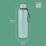 Milton Aura 1000 Thermosteel Water Bottle, 24 Hr Hot and Cold I Leak Proof Lid, ISI Certified I Vacuum Insulated I for Office, Gym, School I Grey - Image 5