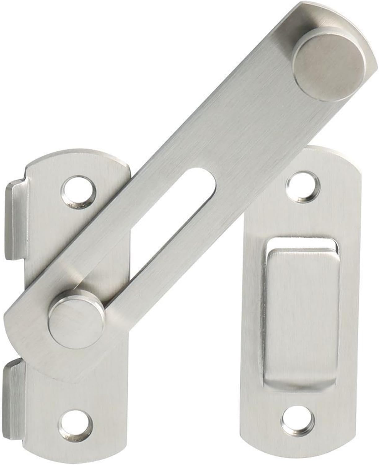 51tv3qp9E4L._SL1500_.jpg Stainless Steel Flip Latch Door Lock Sliding Barn Door Lock, Safety Gate Latch for Garden, Bathroom, Garage, Coop, Closet, Cabinet & Window – Heavy Duty Bolt Lock Hardware - Image 1