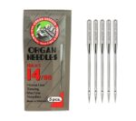 Organ Art and Craft Sewing Machine Needles, HAx1-14/90 Size 14, Stainless Steel, Pack of 10 Needles
