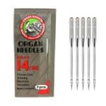 Organ Art and Craft Sewing Machine Needles, HAx1-14/90 Size 14, Stainless Steel, Pack of 10 Needles