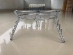 Stainless Steel 3-Leg Water Pot & Matka Stand, Heavy Duty Pot Holder with 8.5-Inch Upper Ring & 7-Inch Lower Ring, Stable Raised Base for Matka, Water Dispenser & Kitchen Storage - Image 6