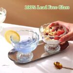 Kitchenware Dinnerware ice Cream Bowls Glasses Solid Dessert Bowl - 120 ml, 6 Pieces, Transparent - Image 5