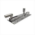 Marble Tower Bolt with 6 Screws (Set of 2) | 4-Inch Stainless Steel Tower Bolt | Heavy-Duty L-Shape Stopper | Hook-Style Slide Lock | Matt Finish | Door & Window Fitting Hardware - Image 3