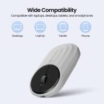 Portronics Toad 6 Bluetooth Wireless Mouse with 2.4 GHz USB Receiver, Multi-Device Pairing, Built in Battery, 1200 DPI Sensor(White) - Image 6