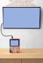Goyal's 500 in 1 - TV Compatible Classical Handheld G5 Video Games for Kids with Many Fun and Exciting Games - Multicolour (Big Screen - 2.8 Inches)