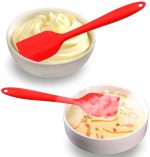 Silicone Kitchen Utensil 5 PCS Silicone Non-Stick Cookware Baking Full Set Shovel Silicone Shovel Oil Brush Egg Beater Cooking Spoon Shovel Cooking Kitchenware Red - Image 6