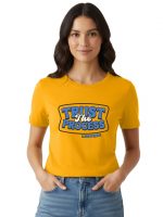 LEOTUDE Women Half Sleeve Loose Fit Cottonblend Multicolour Shirt Colorful - Image 2