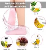 Cracked Heels Moisturizer Silicon Socks for Women, Moisturizing Gel Socks, Spa Pedicure Socks, Silicone Socks for Cracked Feet, Foot Care, Soft Heel Protector, Reusable Waterproof Socks multicolour socks - Image 6