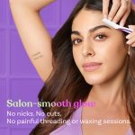 Bombae Reusable Face Razor For Woman Facial Hair - 3 Eyebrow Razor| Instant Glow & Painless Hair Removal | For Eyebrows, Upper Lip, Chin, Peach Fuzz, Forehead, Unibrow, Sideburns - Image 2