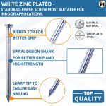 Homdum Hard Steel Concrete Nails 1 1/2" inch (38 mm) Pack of 100 Pieces (1 1/2") - Image 5