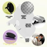 Tummy Twister Disc for Weight Loss – Waist Trimmer & Abdominal Exercise Equipment, Iron Body Belly Fat Burner for Home Gym Workout, Men & Women (Black) - Image 5
