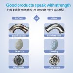 Do It Your Self DIY Crafts Wool Felt Cotton Abrasive Buffing Wheel Kit,Rotary Tool Accesseries with 3mm Shaft,for Polishing Metal Jewelry Jade 1 Set Contain Pcs :- (32) - Image 9