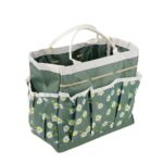 ORTIZA® Gardening Tool Storage Bag Portable Garden Tool Organizer with 8 Pockets Wide Mouth Design for Outdoor Gardening and Household Use